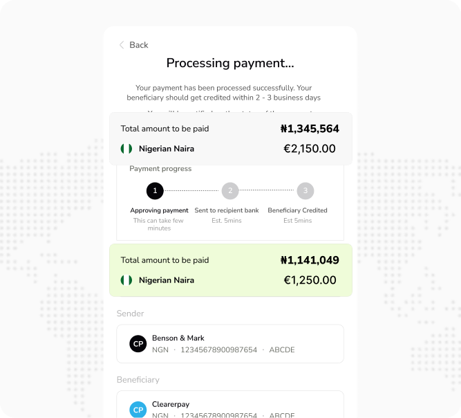 Image of Swapping currencies